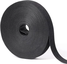 1 in X 60 Ft Hook and Loop Roll | Double-Sided Strips, Self-Gripping Straps | Re