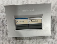 Radio Shack Audio Video A/V Selector Switch 2-In/1-Out RCA A/B Way Model 15-1982