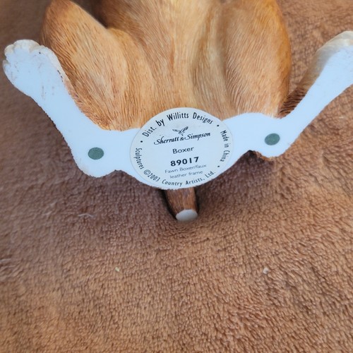 DEUX STATUES DE BOXEUR Les chiens les plus heureux ! Superbes statues très belle livraison gratuite + cadeau - Photo 5/5