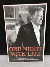 Original TONY BENNETT 2006 Madison Square Garden program One Night