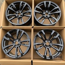 20 Rims Fit Bmw X5m 2015 2016 2017 2018 Wheels New Black 469m Style 20x1011