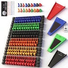Magnetic Socket Wrench Set Organizer 22-Piece 1/4 3/8 1/2 Inch Drive Tool Kit