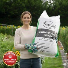 Sinclair Vermiculite Medium Grade Seed Propagating Compost Potting Soil 5L 10L 2