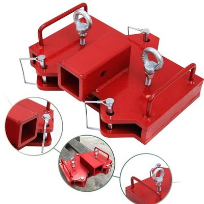 NIXFACE Forklift Trailer Hitch Attachment  2'' Trailer Hitch Receiver for D