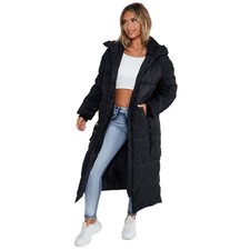 Womens Maxi Longline Coat Puffer Padded Warm Hooded Oversized Long Winter Jacket