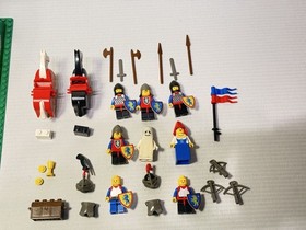 LEGO LEGOLAND King's Mountain Fortress 6081 In 1990 Used Retired W/Manual & Box