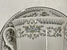 Vintage Karolina Porcelain–Crown Mark–Poland–Elegant White-FREE SHIPPING-USA!!!