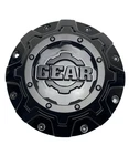 #Gear Gloss Black With Satin Black Overlay Wheel Center Cap C-741-1
