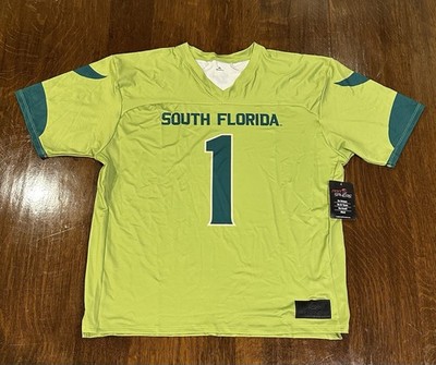 USF South Florida Bulls #1 ProSphere Football Jersey Men s XL Volt NWT $99.99