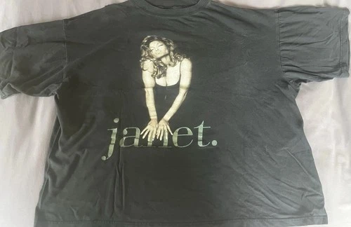 janet jackson xl vintage tour shirt madonna dance slayer swi Vintage vintage concert t-shirt, vintage, size XL, single stitch, B+ condition