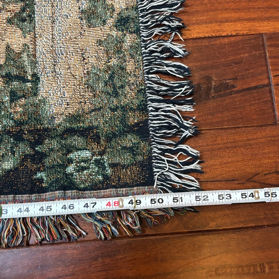 Tapeçaria Lena Liu Angel Dove tecido cobertor franja parede pendurada arte - Imagem 3 de 4