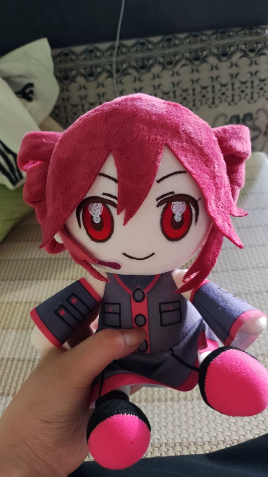 Kasane Teto Nuipurike Osuwari Plush Doll - 7.87 Inch Anime Mascot Collectible Toy