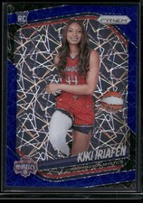 Kiki Iriafen 2025 Panini Prizm WNBA #149 Blue Velocity Prizms