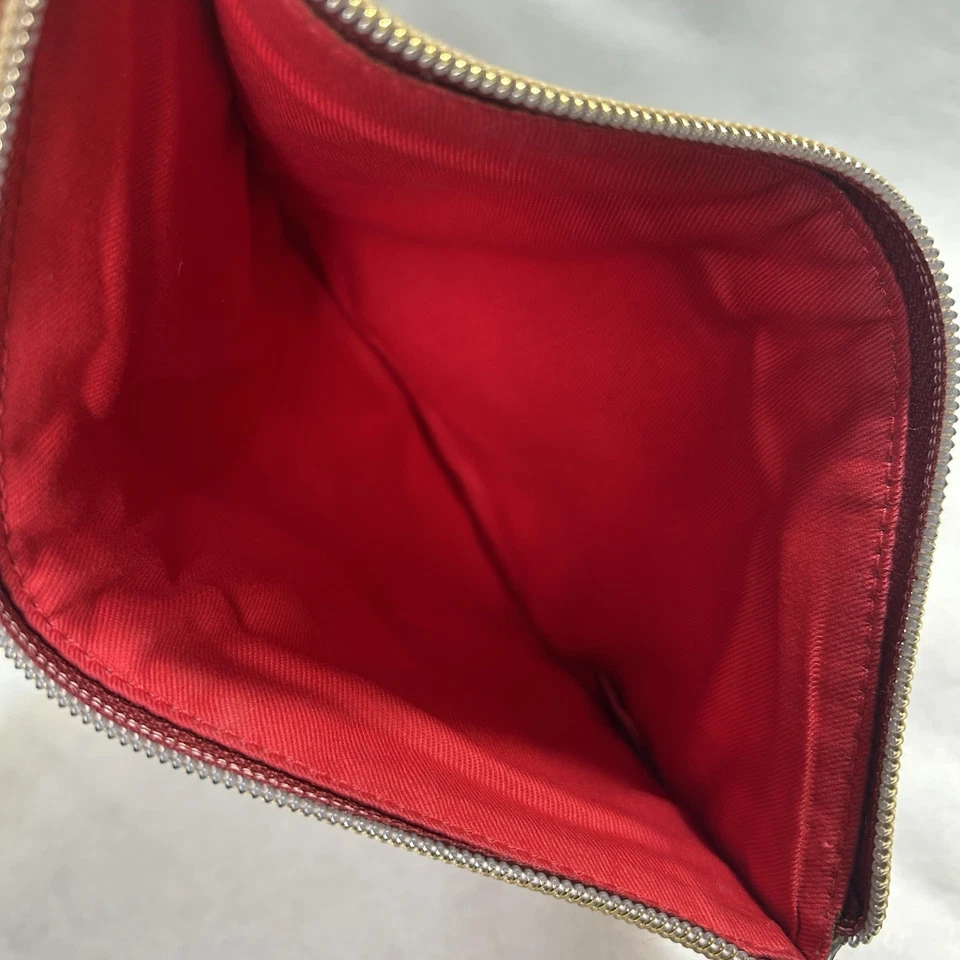 Bolsa Dooney & Bourke Plaid Chatham Tartán PVC y Cuero Borla Cremallera 9 x 6 Foto 4 de 4