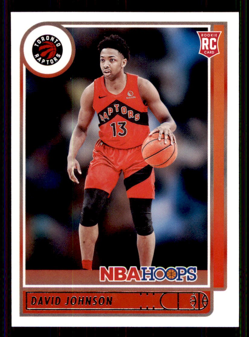 2021-22 Hoops #222 David Johnson Toronto Raptors