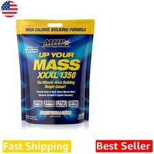 MHP UP YOUR MASS XXXL 1350 Weight Gainer 12lb French Vanilla - 50g Protein, H... 14.83 per gallon