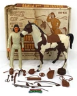 Vintage Marx Johnny West Best of the West Geronimo & Pinto Figures in Box