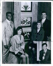 1992 Ahmad Rashad Bob Costas 1992 Summer Olympics Sports Tv Promo Photo 8x10