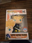 Funko Pop Super Saiyan Trunks DBZ 2016 NYCC Exclusive #155 Animation Read Desc.