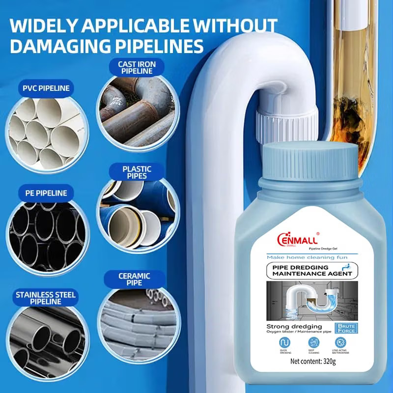 Product photo 2 of 8 — Bathroom Shower Clog Remover, Safe for All Pipes 320g