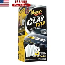 Smooth Surface Clay Kit Paint Overspray Removal Non Abrasive Auto Detail Kit New