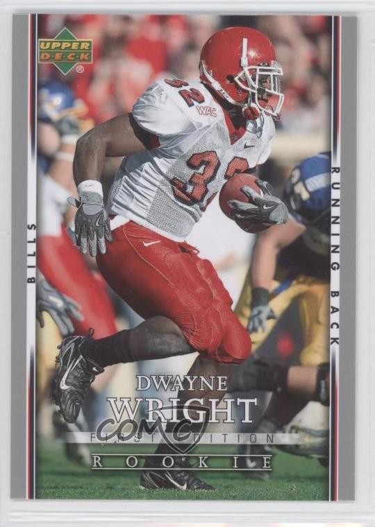 2007 Upper Deck First Edition Rookie Dwayne Wright #162 Rookie RC 0f4