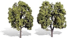 Woodland Early Light Trees 5'' - 6'' 2 - Model Railroad Trees - tr3512