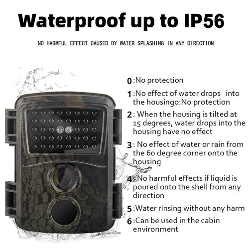 Wildlife Trail Camera 1080P Game Night Vision Outdoor Motion Hunting Cam 32GB TF - Picture 6 of 14