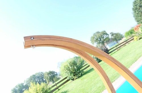 Hängesesselgestell für Hängesessel aus Holz Lärche OHNE Sessel (nur Gestell) - Bild 5 von 8