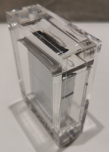Crystal Acrylic Magnetic Display Box Storage Case For Zippo Armor Sticker - Picture 3 of 4
