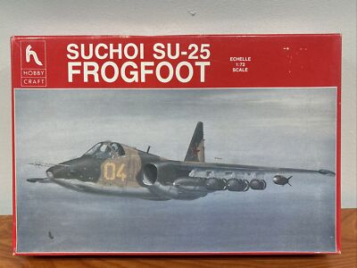 1/72 Scale Hobby Craft, Suchoi SU-25 Frogfoot Jet Airplane