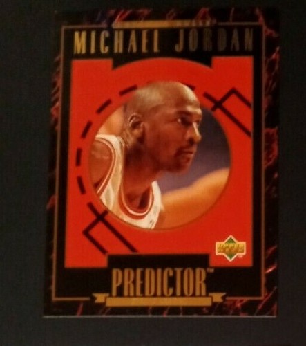 1995-96 Upper Deck Michael Jordan Predictor H3 casi como nuevo (ver escaneo) - Imagen 1 de 2