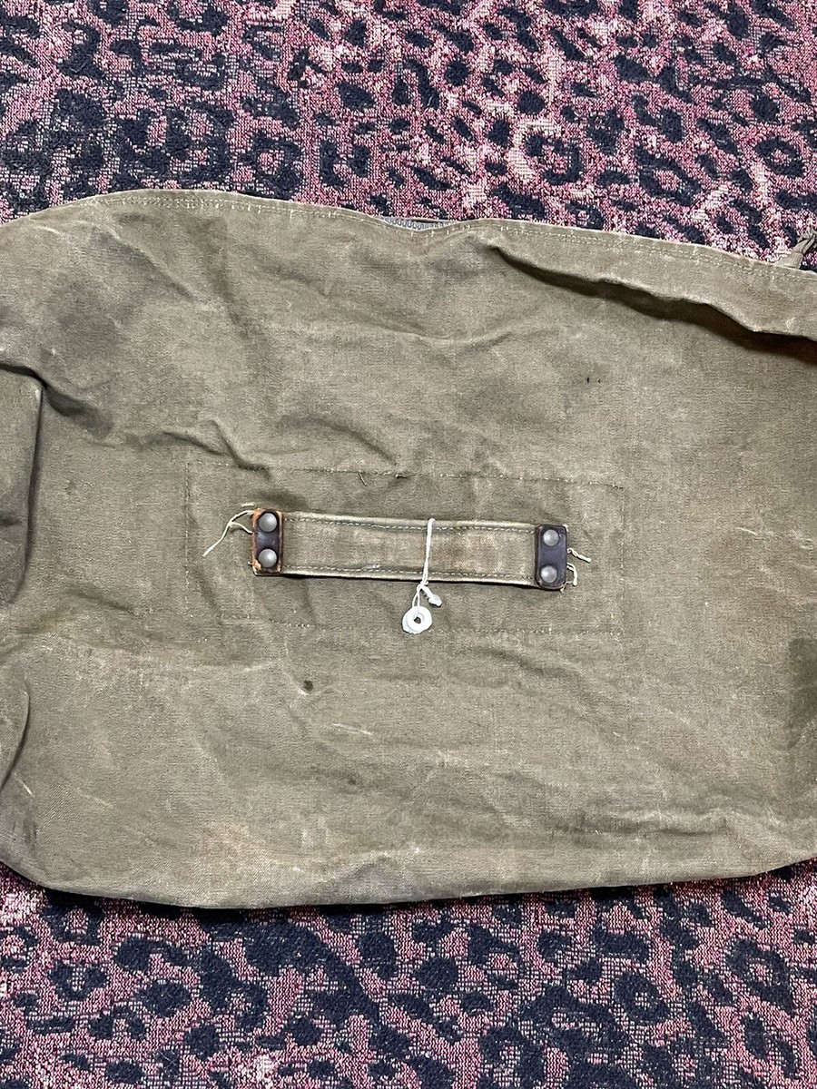 Vintage 40s 50s 60s Abercrombie & Fitch A&F Military Mini Duffle
