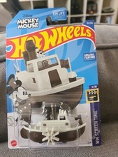 HOT WHEELS Disney Steamboat Willie Cream HW Screen Time Mickey Mouse HCT56 2022