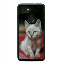 Gray Kitty Kitten Cat Feline House Pet Case Cover For Google Pixel 3 3XL 2XL