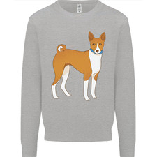 Maglione felpa uomo cane da caccia A Basenji