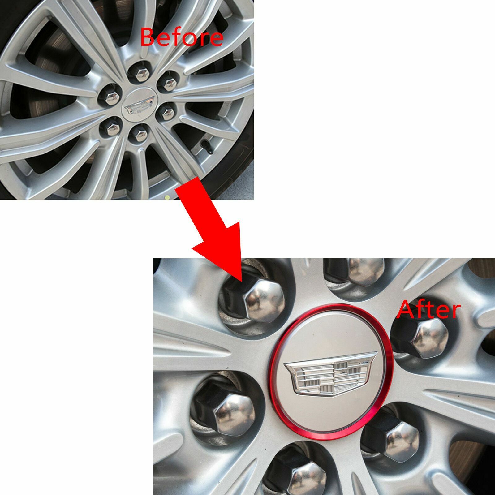 Used OEM Cadillac Wheel Center Cap Hub Cover - Fits ATS, CTS, DTS, SRX, STS, XLR, XTS (2005-2019)
