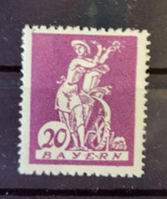 Bayern, ab 1920, postfrisch, Mi.-Nr. 181 Typ II Abart, h&ouml;chst selten!!