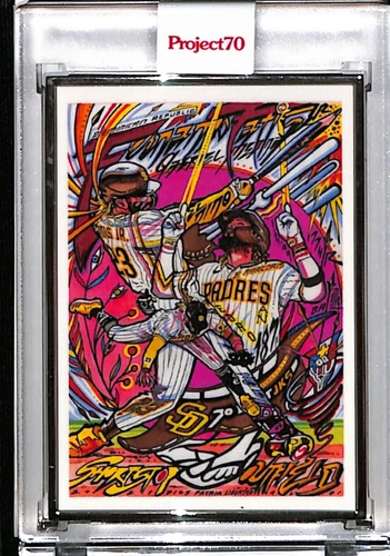 2021 TOPPS PROJECT 70 #578 FERNANDO TATIS JR BY JK5 P70 AP SILVER FRAME 51/51