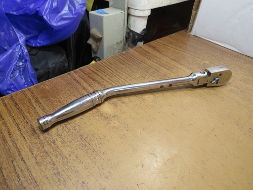 Pre-owned Snap On Tools 3/8" Drive Flex Head Bent Handle Ratchet F832