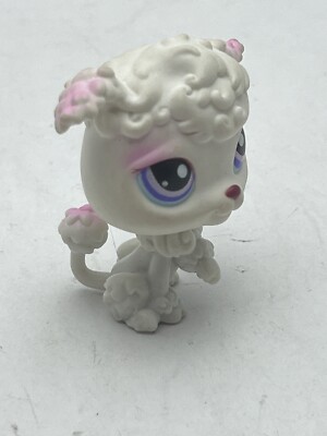 Littlest Pet Shop #101 Poodle Dog White LPS