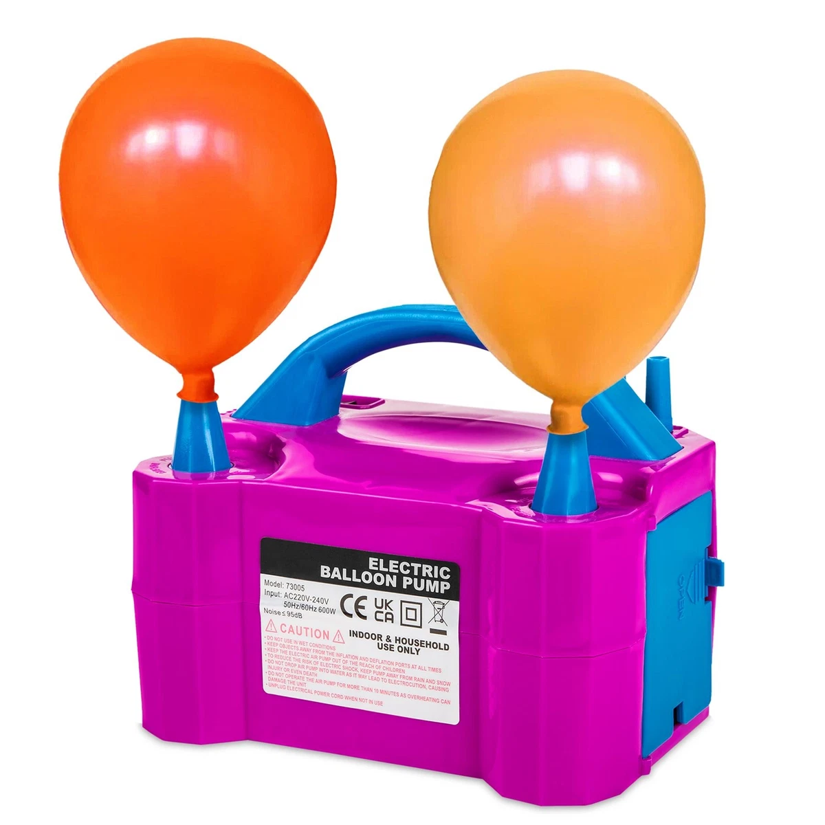 Electric Balloon Inflator 600w Air Pump For Inflating Balloons