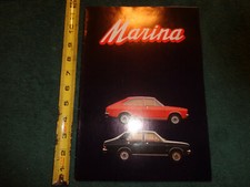 1972 MORIS MARINA SALES BROCHURE / ORIGINAL DEALER CATALOG IN DANISH