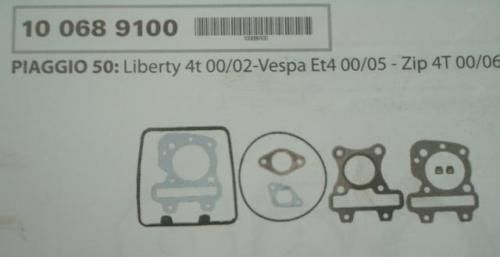 100689100 SERIE GUARNIZIONE MOTORE RMS PIAGGIO LIBERTY 50 4T-VESPA 50 ET4 - Foto 1 di 1