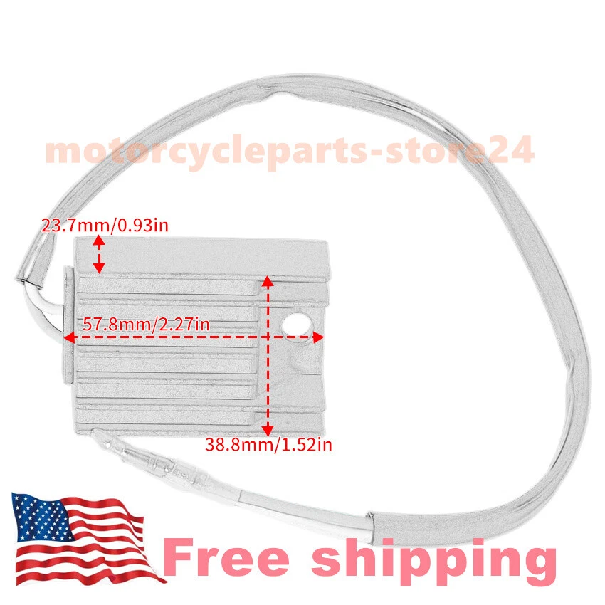 For Honda Voltage Regulator/Rectifier XR200R XR250R XR350R1984-85/XR500R 1983-84 Foto 2 de 4