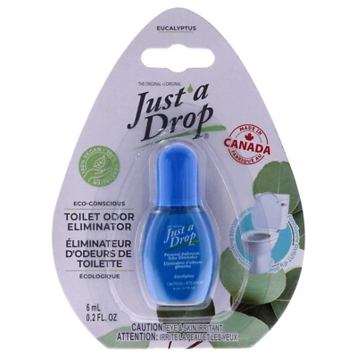 Just a Drop Odor Eliminator - Eucalyptus by Prelam for Unisex - 0.20 oz Drops