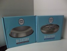 Dr Catsby Stainless Steel Cat Food & Water Bowl Whisker Fatigue Remedy NIB