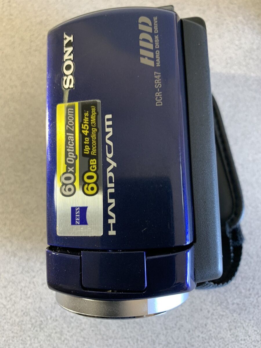 Sony Handycam DCR-SR47 60GB 60x Optical Zoom Digital Sony Handycam DCR-SR47 60GB 60x Optical Zoom Digital