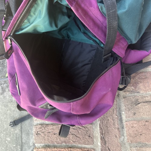 Vintage High Sierra Internal Frame Canvas Backpack Lavender Bag - Picture 10 of 12