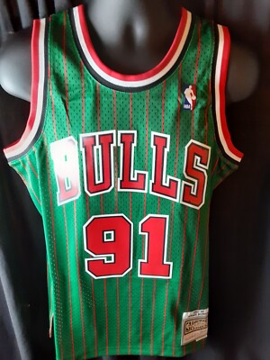 Chicago Bulls Rodman #91 Men's Mitchell Ness Swingman Jersey